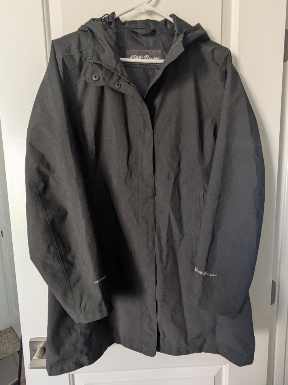 Eddie Bauer Women's Rain Jacket, Charcoal Gray